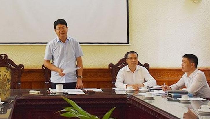 Thứ trưởng Nguyễn Thanh Tịnh,Chủ tịch Hội đồng chủ trì buổi họp thẩm định.