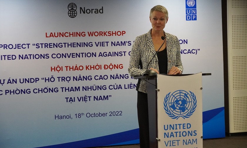 Bà Hilde Solbakken, Đại sứ Na Uy tại Việt Nam.