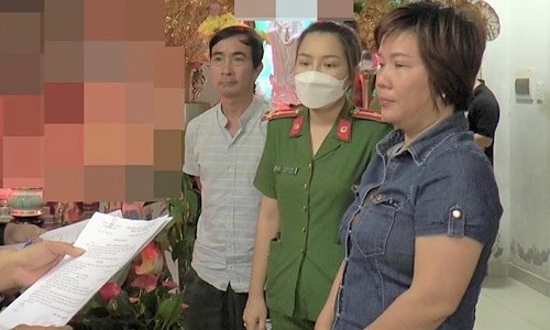 Quyết định khởi tố và bắt tạm giam bà Huỳnh Thị Bốn.