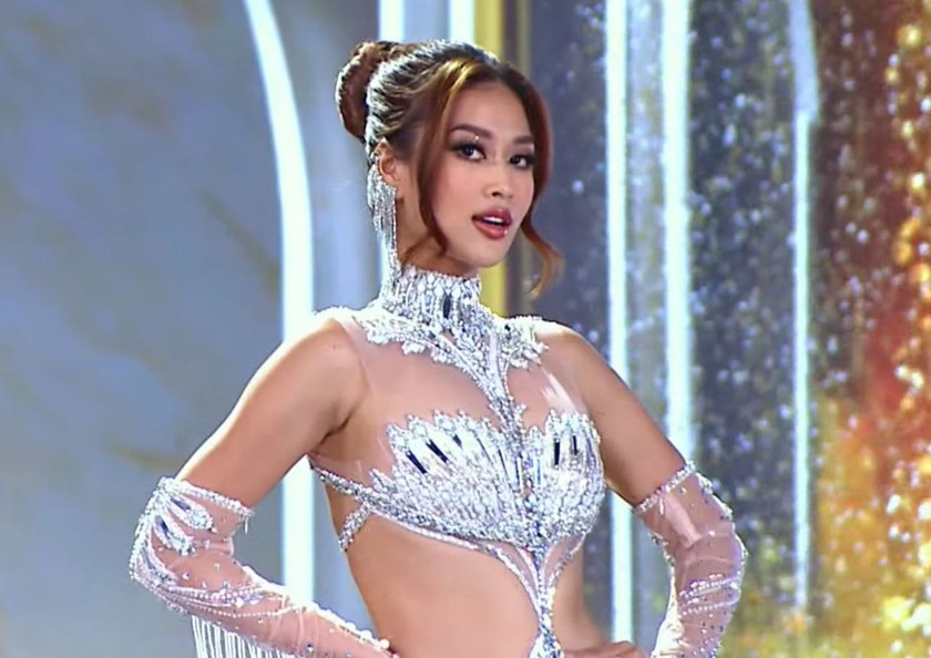 Miss Grand: Đoàn Thiên Ân trượt top 10, Hoa hậu Thuỳ Tiên phát biểu xúc động