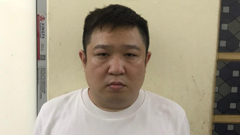 Đối tượng truy nã Wang Kang đang được tạm giữ tại Công an TP Hải Phòng.