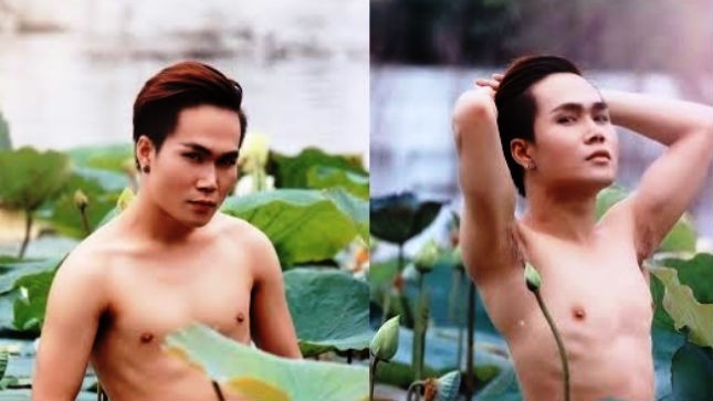 Quân Kun gây phản cảm với bộ ảnh nude bên hồ sen