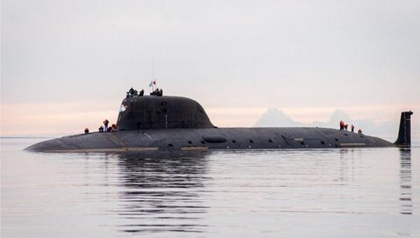 Tàu ngầm hạt nhân lớp Yasen-M của hải quân Nga. Nguồn: The Moscow Times