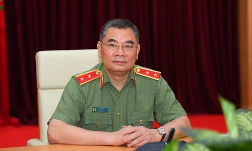 Trung tướng Tô Ân Xô, chánh văn phòng kiêm người phát ngôn Bộ Công an - Ảnh: Bộ Công an