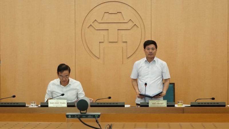 Phó Chủ tịch UBND TP Hà Nội Ngô Văn Quý kết luận phiên họp chiều 31/8.