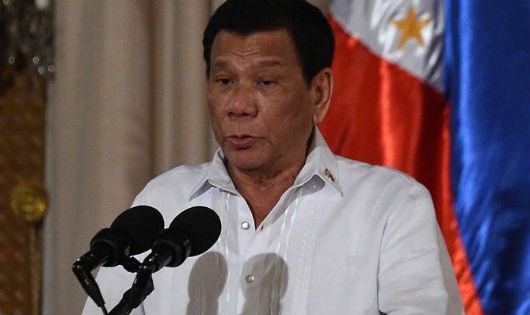 Tổng thống Philippines Duterte.