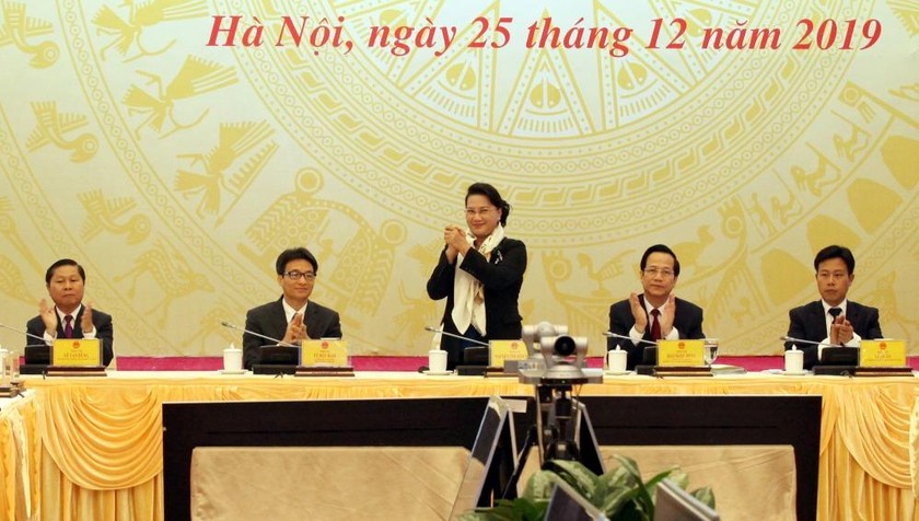 Chủ tich Quốc hội Nguyễn Thị Kim Ngân dự Hội nghị.