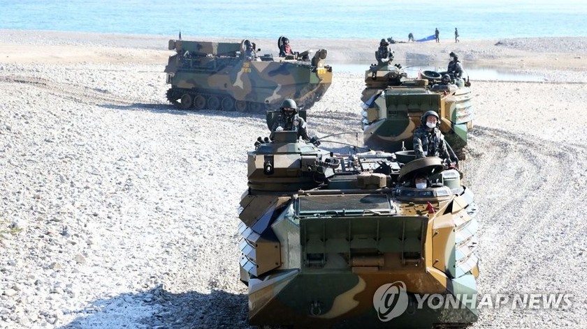 Quân đội Hàn Quốc tham gia cuộc tập trận Hoguk năm 2020.