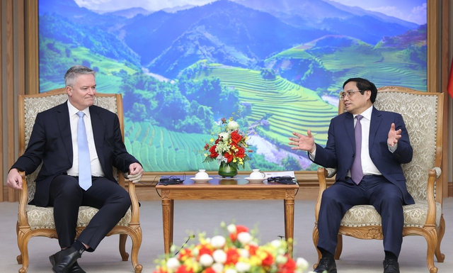 Thủ tướng Chính phủ Phạm Minh Chính đã tiếp ông Mathias Cormann.