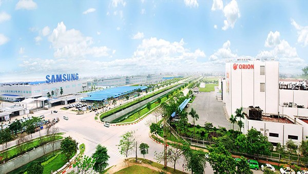 KCN Yên Phong là dự án đã thu hút được dòng vốn FDI lớn của tỉnh Bắc Ninh.