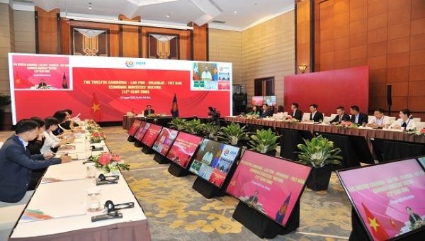 Toàn cảnh Hội nghị Bộ trưởng Kinh tế các nước Campuchia – Lào- Myanmar -Việt Nam (CLMV) lần thứ 12.