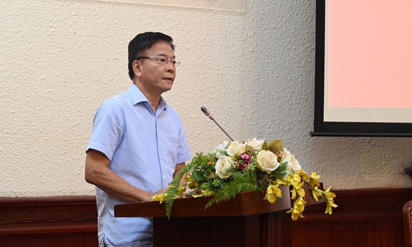 Bộ trưởng Lê Thành Long thông báo nhanh kết quả Hội nghị Trung ương 6 khóa XIII