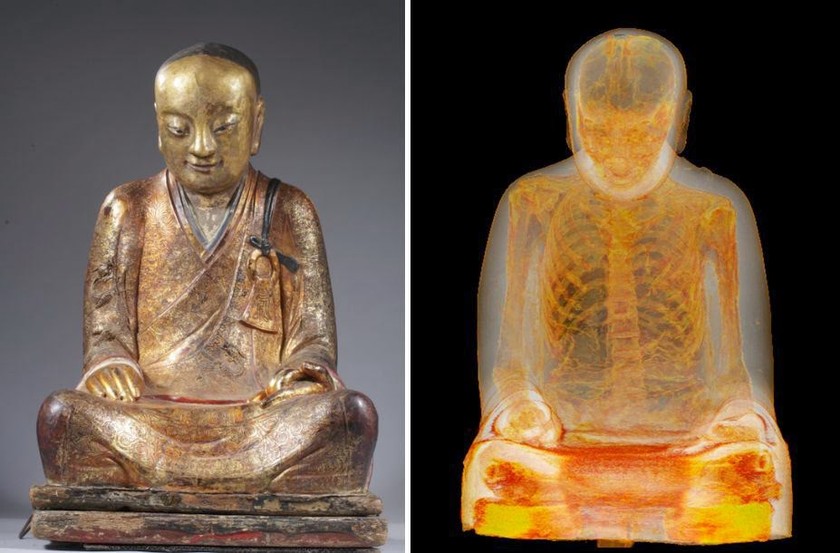 Bức tượng Phật ẩn chứa xác ướp của một vị thiền sư Bức tượng có thể đã bị đánh cắp từ một ngôi làng ở tỉnh Phúc Kiến, Trung Quốc cách đây 20 năm.