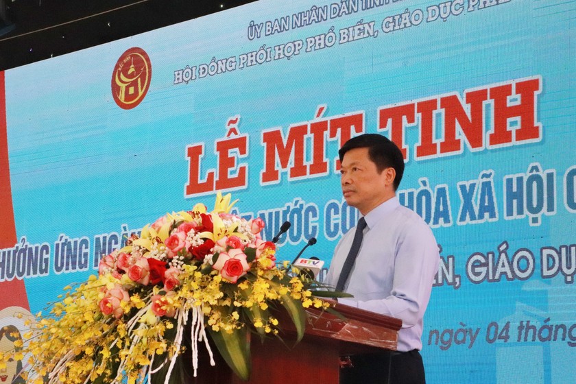 Mít tinh hưởng ứng Ngày Pháp luật Việt Nam tại Bắc Ninh ảnh 4
