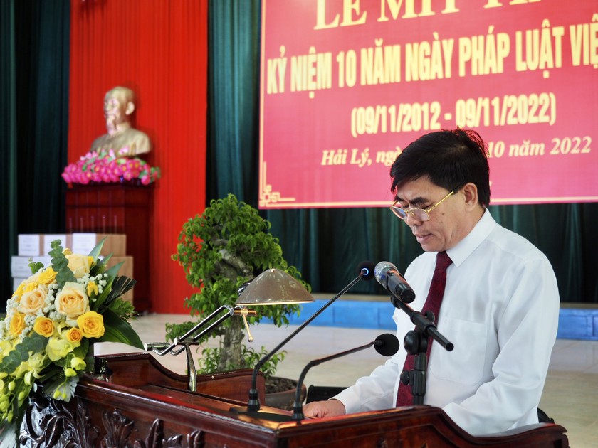 Mít tinh hưởng ứng Ngày Pháp luật Việt Nam 2022 tại Nam Định  ảnh 6