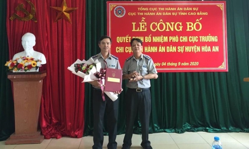 Cao Bằng bổ nhiệm Phó Chi cục trưởng THADS huyện Hòa An