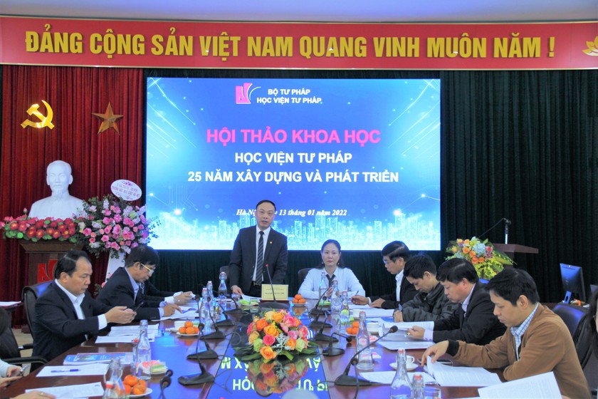 Dấu ấn người đứng đầu Học viện Tư pháp trong chặng đường 25 năm hình thành và phát triển ảnh 2