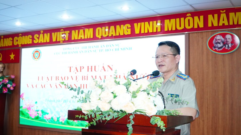 Cục THADS TP. Hồ Chí Minh: Tập huấn Luật Bảo vệ bí mật nhà nước và các văn bản hướng dẫn ảnh 2