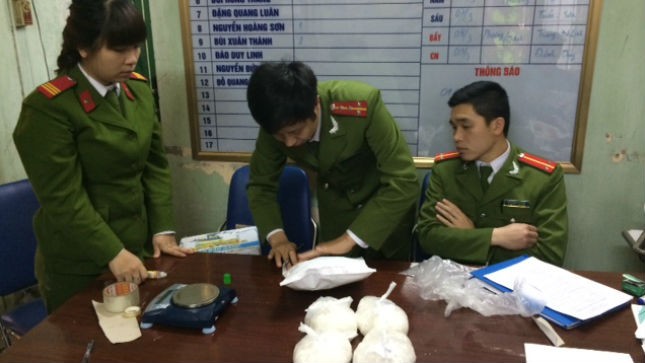 Ma túy đá bị lực lượng Phòng PC47 CA TP Hải Phòng bắt giữ 