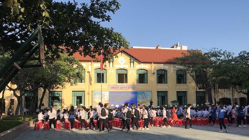 Lễ khai mạc kỳ thi tuyển sinh lớp 10 THPT tại điểm trường THPT Ngô Quyền