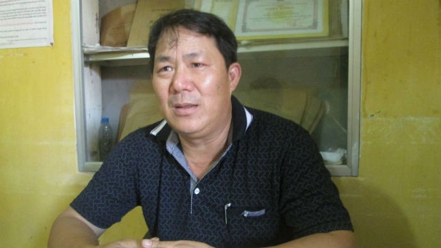 Ông Nguyễn Quang Tâm – Phó Trưởng Công an thị trấn Cao Phong. 