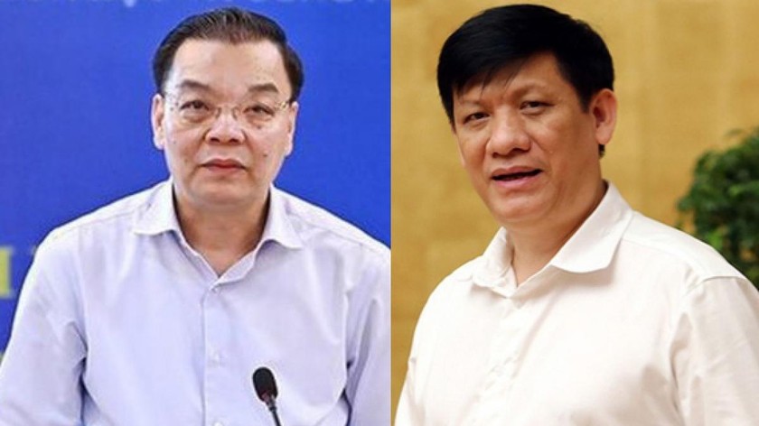 Ông Chu Ngọc Anh và ông Nguyễn Thanh Long. 