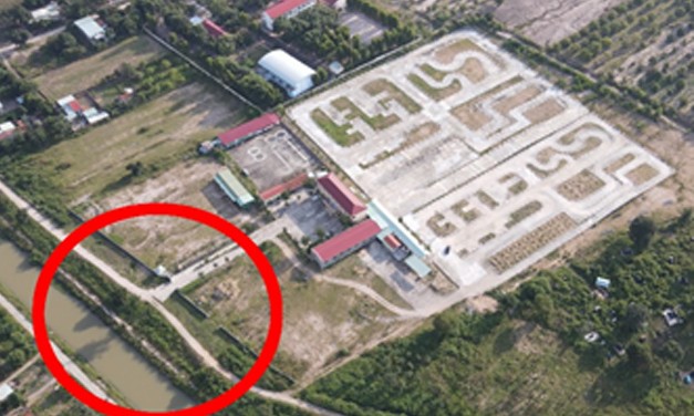 Hiện trạng xây dựng Trung tâm đào tạo sát hạch lái xe An Phú Thiện.