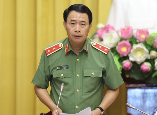 Trung tướng Lê Quốc Hùng, Thứ trưởng Bộ Công an. Ảnh: Đ.X - báo Thanh Tra