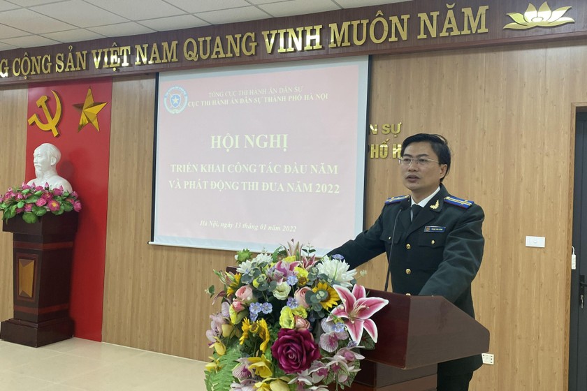 Ông Phạm Văn Dũng, Cục trưởng Cục THADS Hà Nội