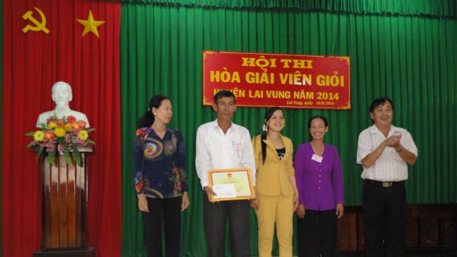 Hiệu quả ấn tượng từ Hội thi Hòa giải viên giỏi ở Lai Vung