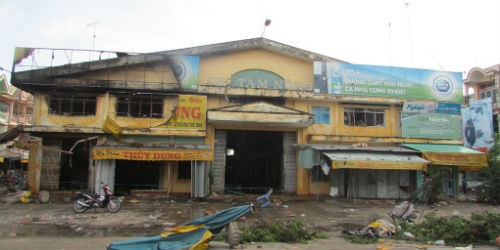 Đồng Tháp: Cháy rụi chợ Tam Nông, thiệt hại hơn 6 tỷ đồng 