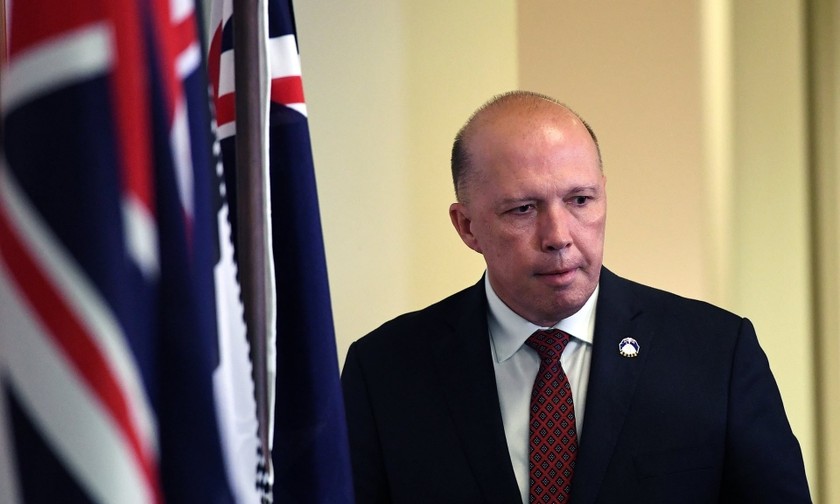 Bộ trưởng Nội vụ Australia Peter Dutton. (Nguồn: Theguardian)