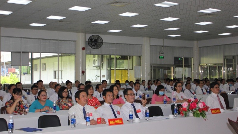 Toàn thể đại biểu tham gia Đại hội Đảng bộ Công ty CP Vedan Việt Nam lần thứ V và bầu chọn Ban Chấp hành nhiệm kỳ mới (2020 - 2025)