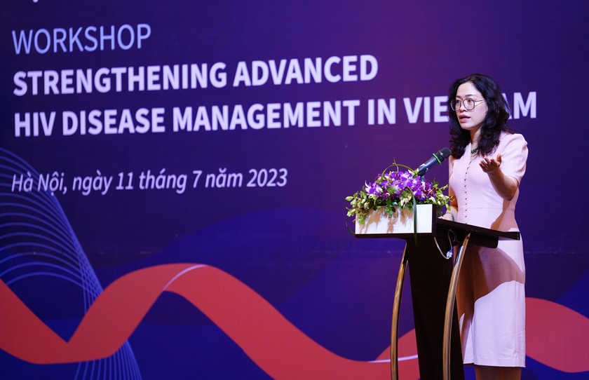 PGS. TS. Phan Thị Thu Hương, Cục trưởng Cục Phòng chống HIV AIDS (Ảnh: BTC)