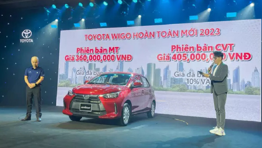 Toyota Wigo hoàn toàn mới chính thức ra mắt tại Việt Nam có giá từ 360 triệu đồng