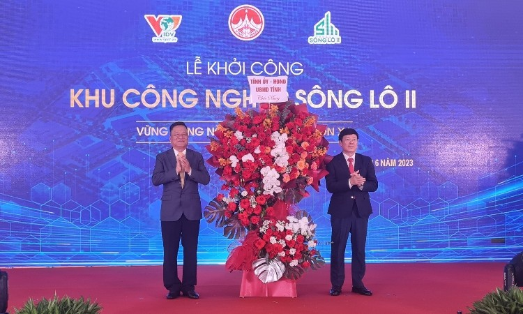 Vĩnh Phúc: Khởi công Khu công nghiệp Sông Lô II ảnh 1