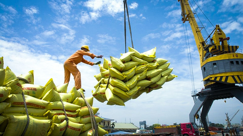 Xuất khẩu gạo là một trong những điểm sáng của ngành Nông nghiệp trong năm 2023