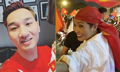 MC Thành Trung cởi đồ, Phương Thanh bật khóc khi U23 Việt Nam vào chung kết