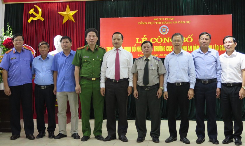 Bổ nhiệm tân Cục trưởng Cục THADS tỉnh Lào Cai