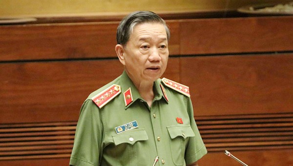Đại tướng Tô Lâm, Bộ trưởng Bộ Công an.