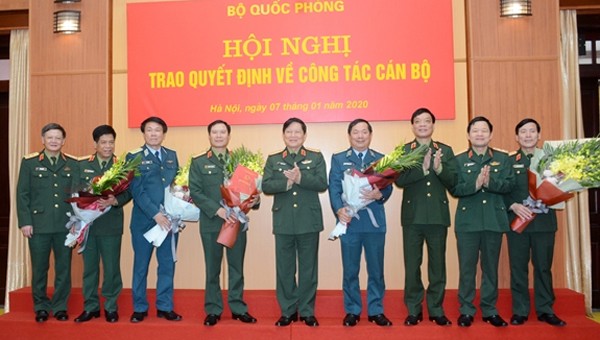 5 tướng Quân đội nhận nhiệm vụ mới