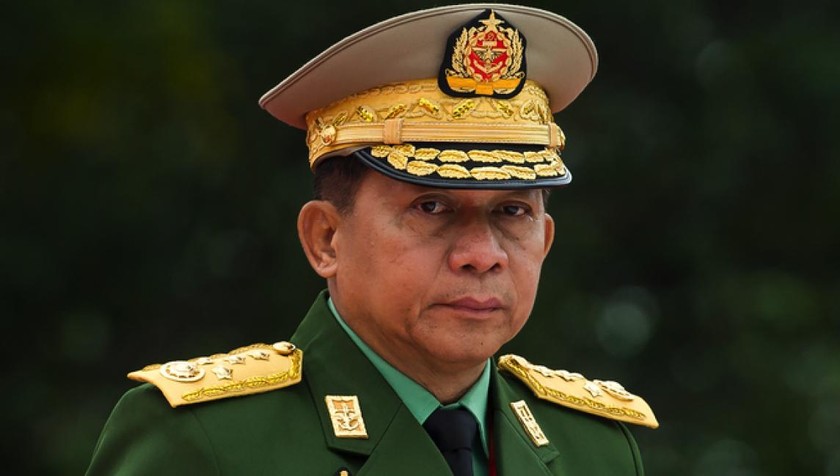 Thống tướng quân đội Myanmar Min Aung Hlaing.