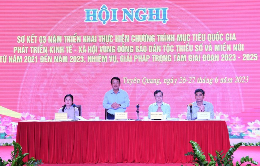 Các đại biểu tham dự hội nghị (Ảnh: Ủy ban Dân tộc)