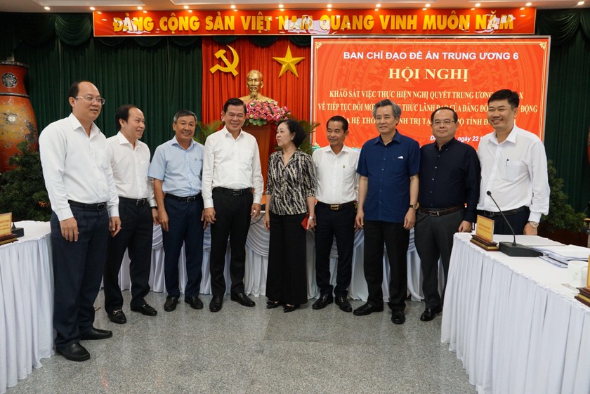 Trưởng ban Tổ chức Trung ương Trương Thị Mai cùng đoàn công tác làm việc, trao đổi với Tỉnh ủy Đồng Nai