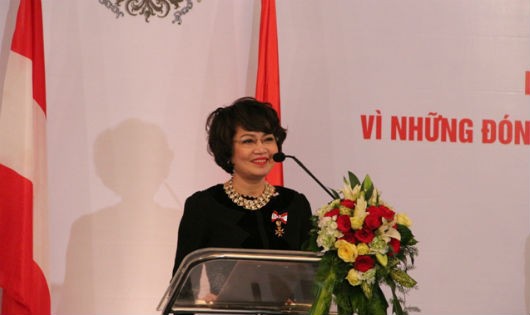 LS Quỳnh Anh là công dân Việt Nam đầu tiên được nhận Huân chương Vàng của Cộng hòa Áo