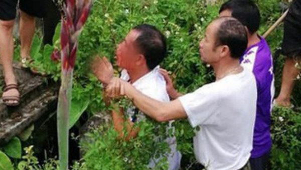 Nguyễn Hoàng Hiệp thời điểm bị bắt giữ.
