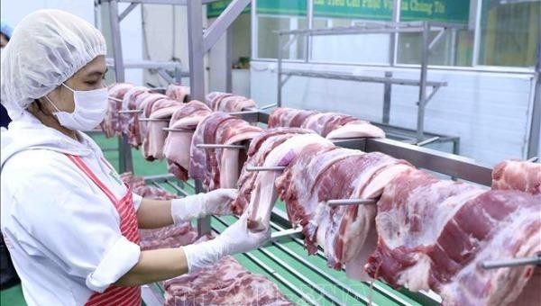 Giá thịt lợn vẫn ở mức cao. Ảnh minh họa.