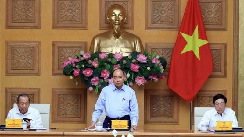Thủ tướng Nguyễn Xuân Phúc tại cuộc họp Thường trực Chính phủ