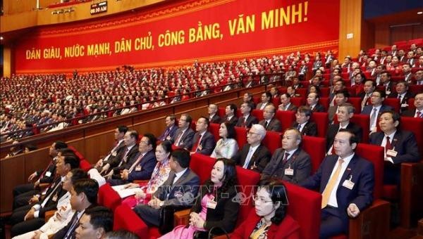 Các đại biểu dự phiên khai mạc Đại hội đại biểu toàn quốc lần thứ XIII của Đảng Cộng sản Việt Nam.