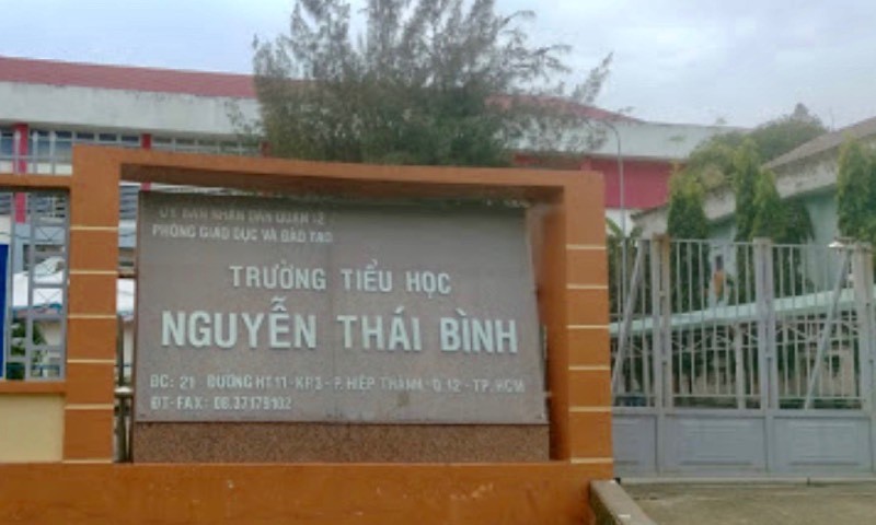 Trường Tiểu học Nguyễn Thái Bình, Quận 12, TPHCM. Ảnh: FB nhà trường